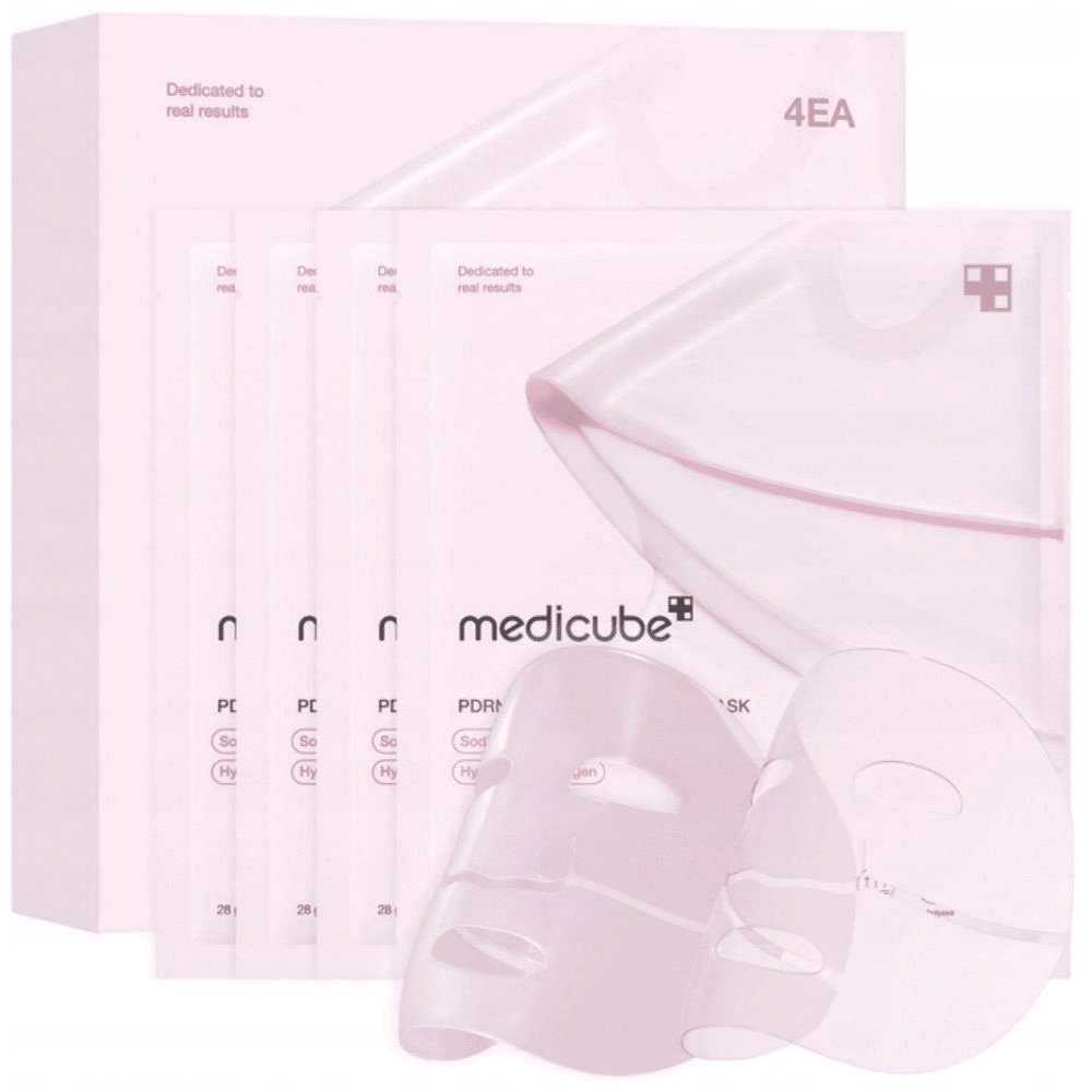 MEDICUBE Pdrn Pink Collagen Gel Mask 4× 28 g