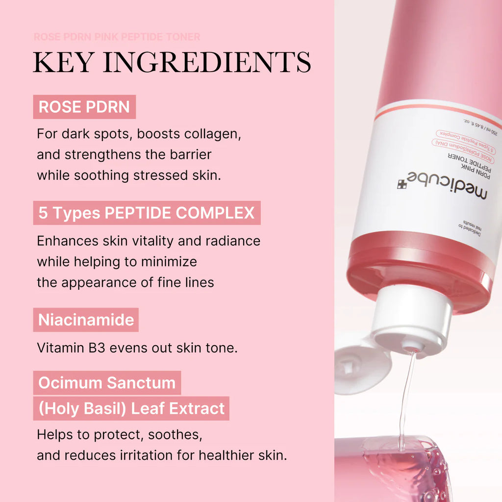 MEDICUBE PDRN Pink Cica Soothing Toner 250 ml