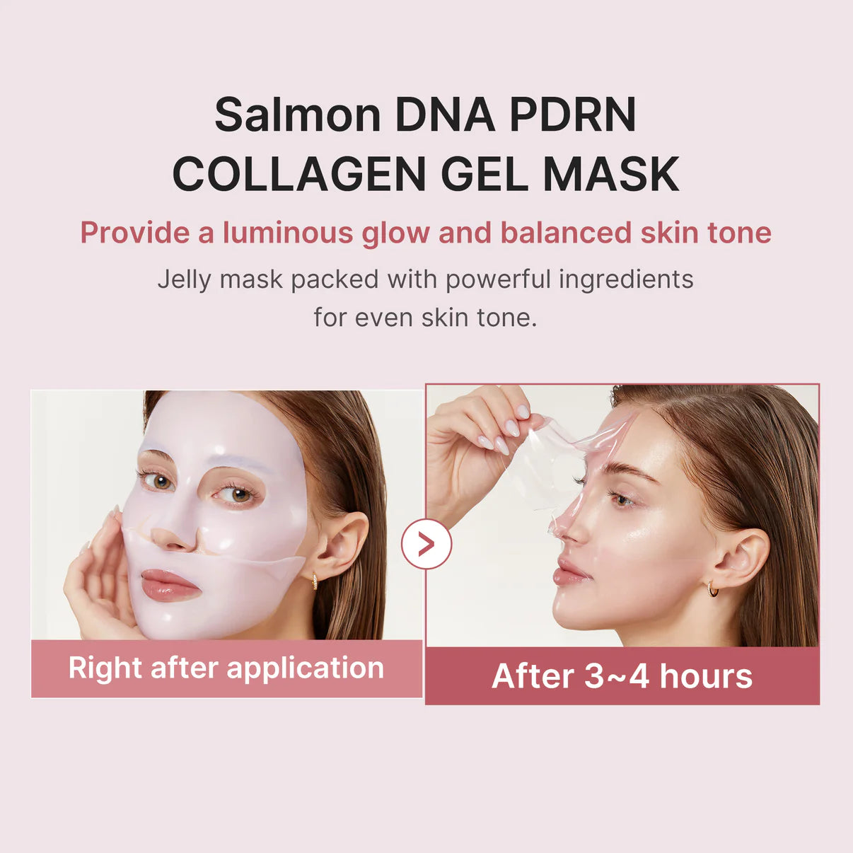 MEDICUBE PDRN Pink Collagen Gel Mask 4× 28 g
