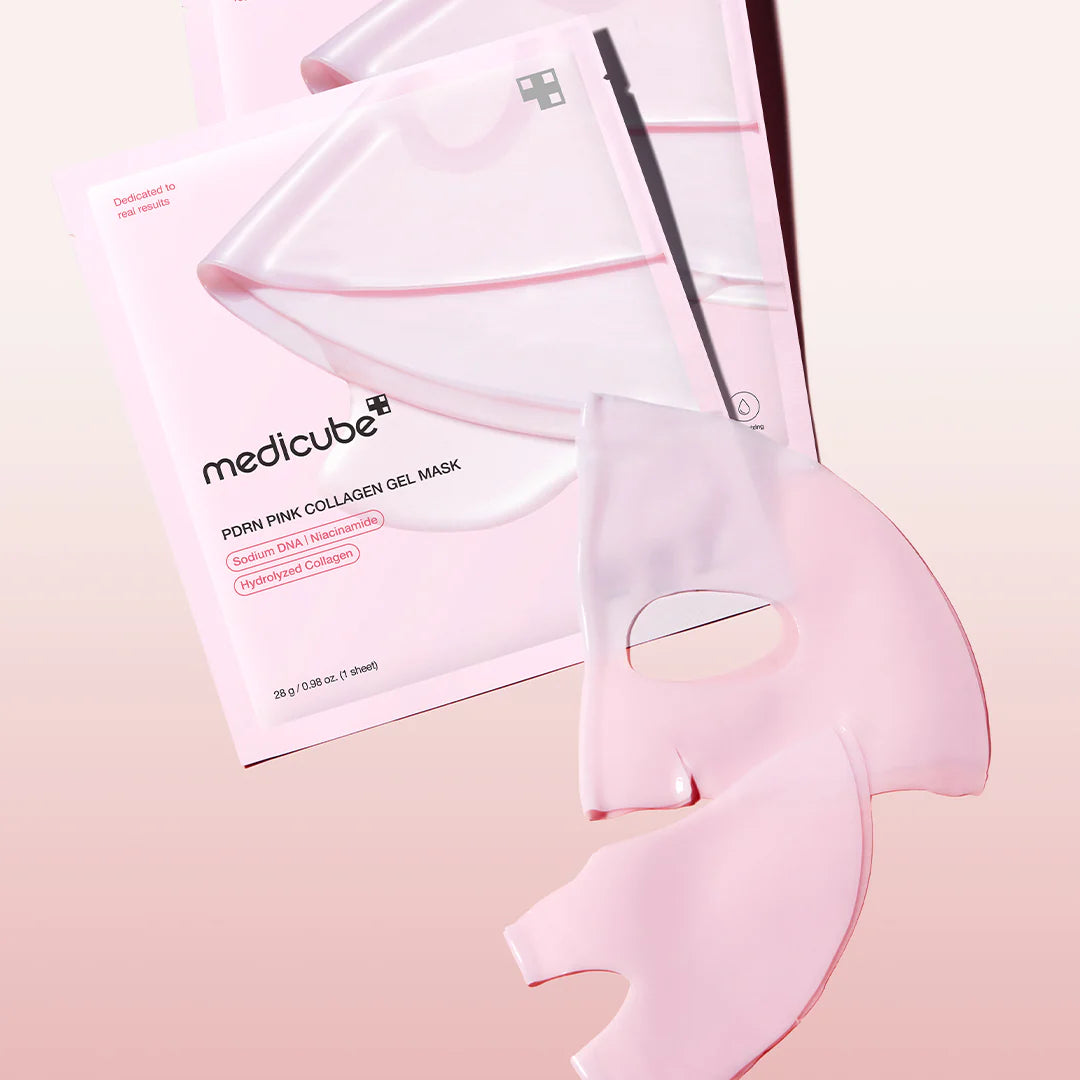 MEDICUBE PDRN Pink Collagen Gel Mask 4× 28 g