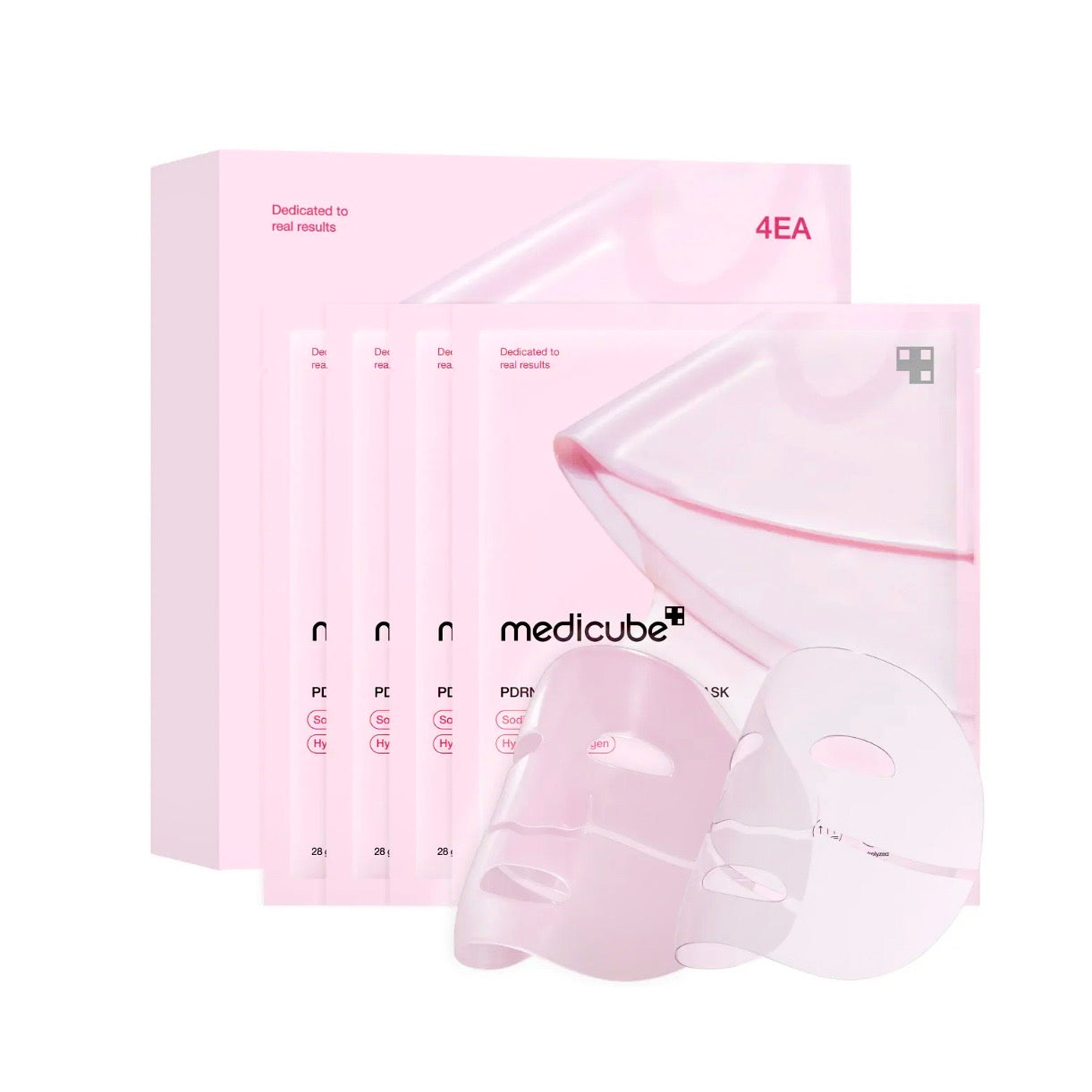 MEDICUBE PDRN Pink Collagen Gel Mask 4× 28 g
