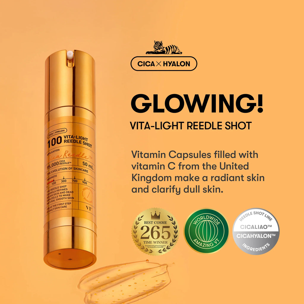 VT COSMETICS Vita-Light Reedle Shot 100, 50 ml